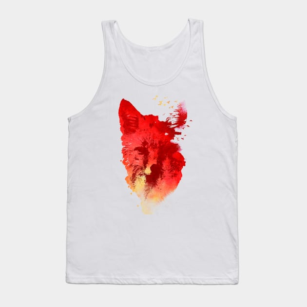 Burning Freedom Tank Top by astronaut